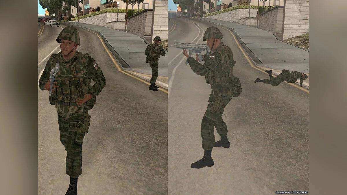 Боец ВС РФ (конверт из ARMA II) / GTA San Andreas