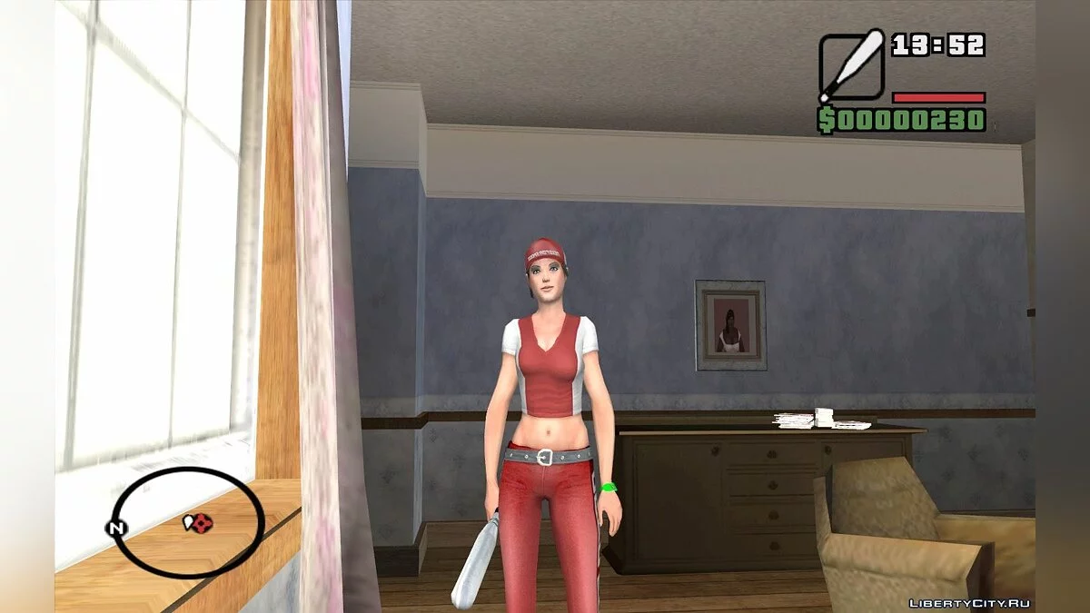 Девушка из NFS Shift / GTA San Andreas