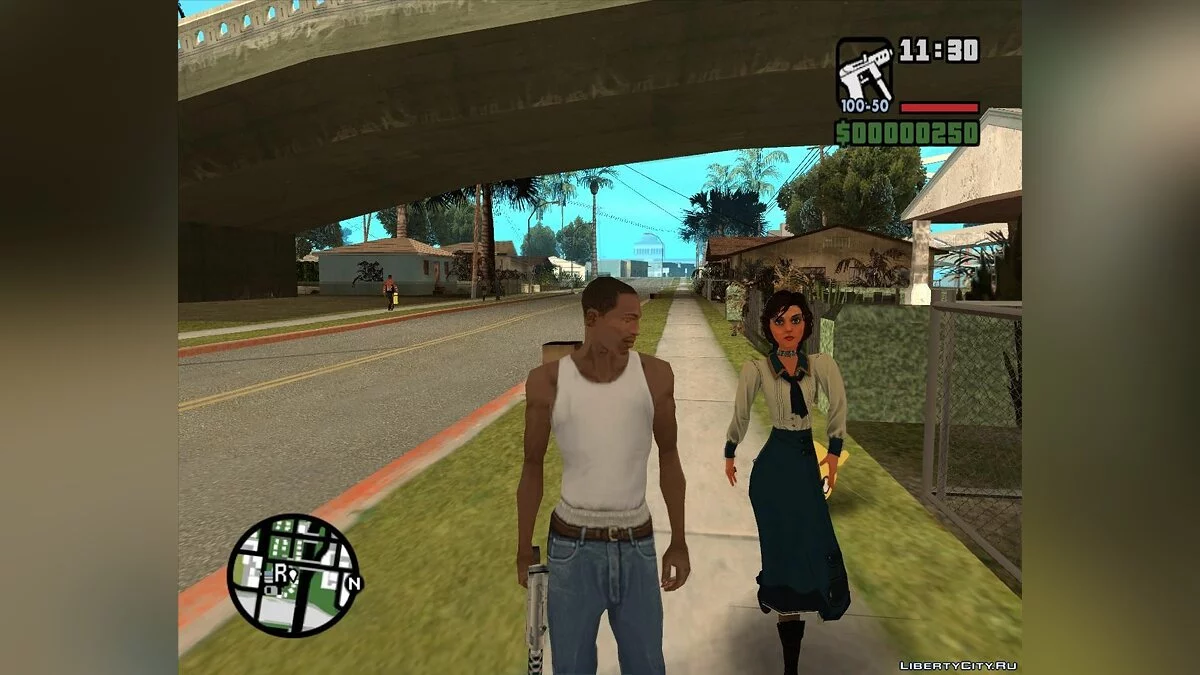 Elizabeth (Bioshock Infinite)  / GTA San Andreas