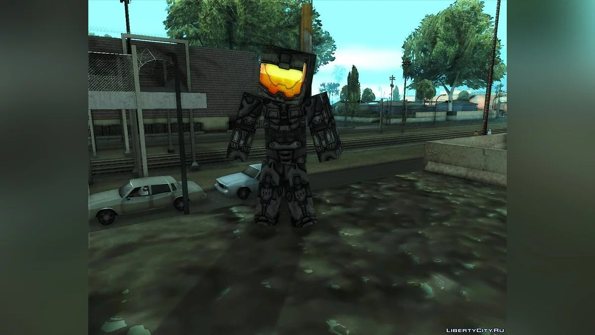 Minecraft big skins pack / GTA San Andreas