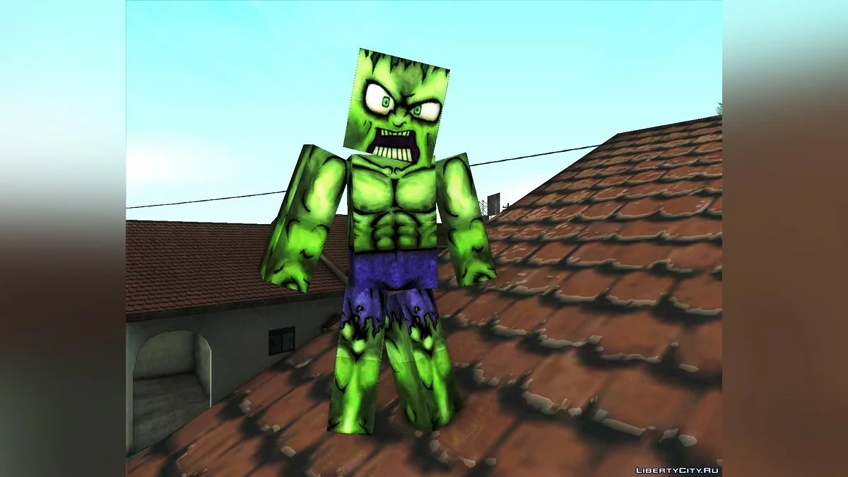 Minecraft big skins pack / GTA San Andreas