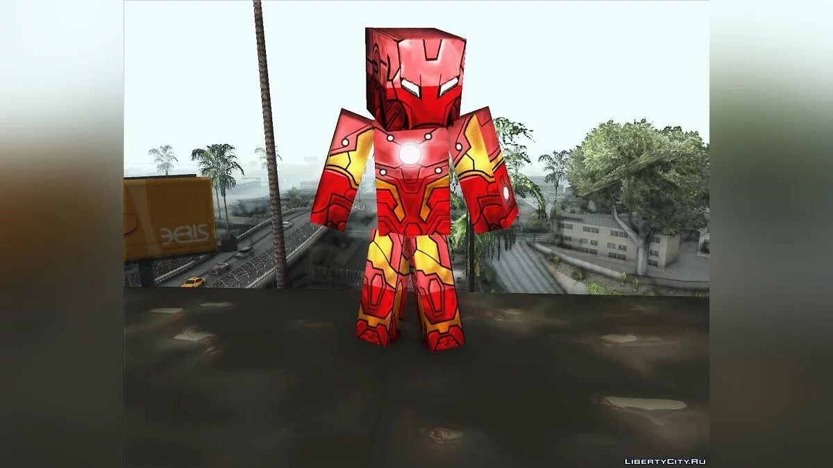 Minecraft big skins pack / GTA San Andreas