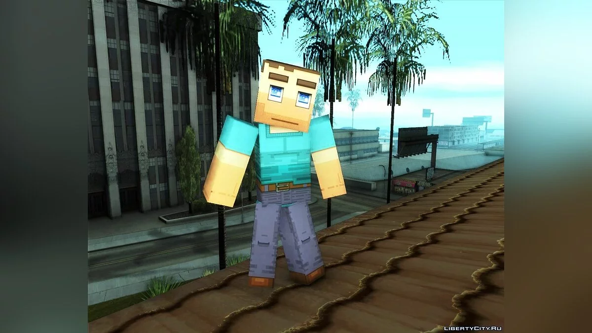 Minecraft big skins pack / GTA San Andreas