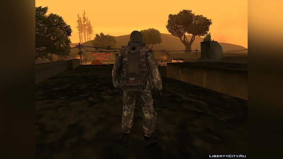 Штурмовик Российского Спецназа из Battlefield 2: Special Forces / GTA San Andreas