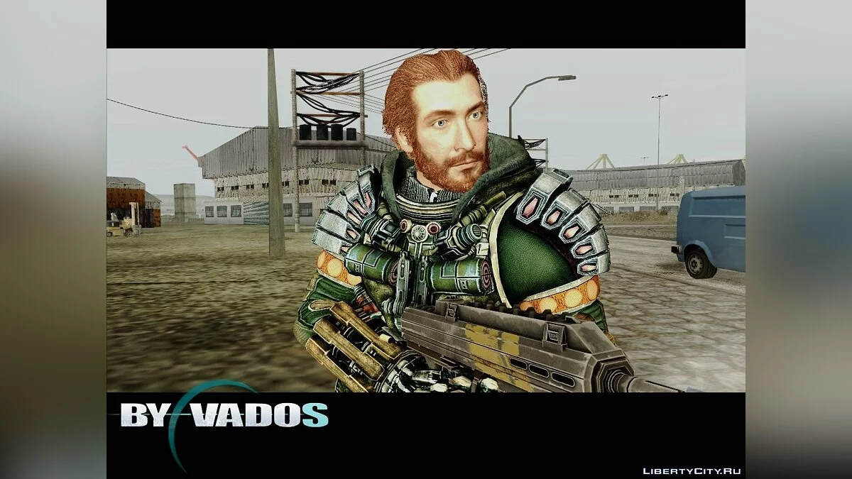 Jim Peyton from Lost Planet 3 / GTA San Andreas