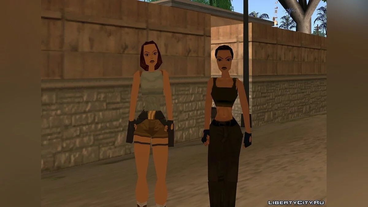 Lara Croft Classic skin pack / GTA San Andreas