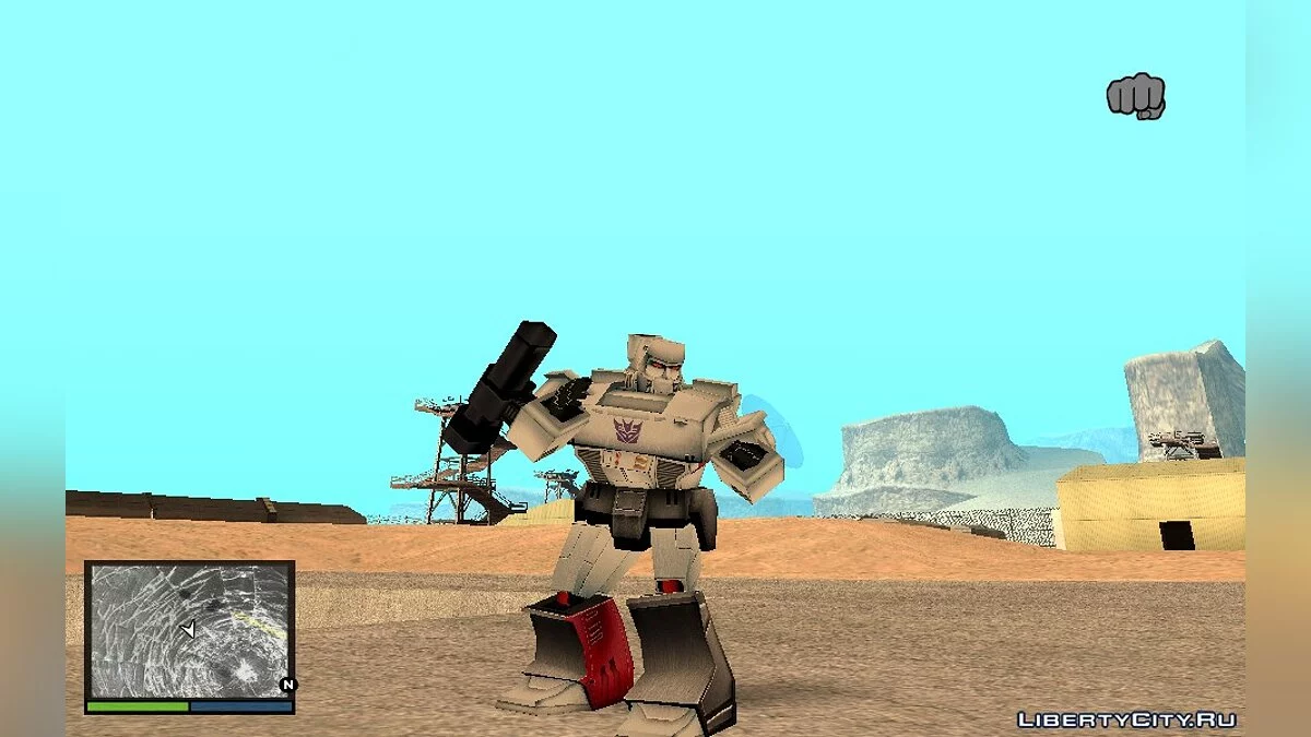 Мегатрон из мультсериала Transformers: G1	 / GTA San Andreas