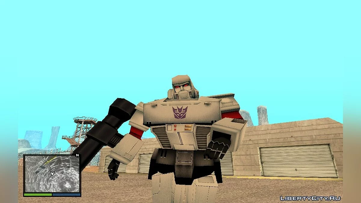 Мегатрон из мультсериала Transformers: G1	 / GTA San Andreas