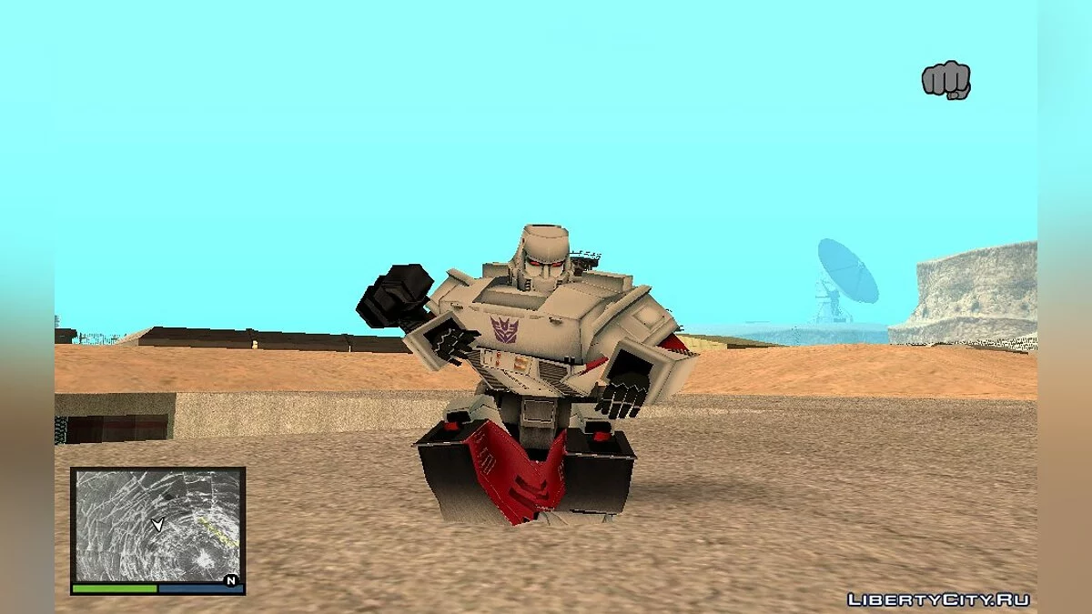 Мегатрон из мультсериала Transformers: G1	 / GTA San Andreas