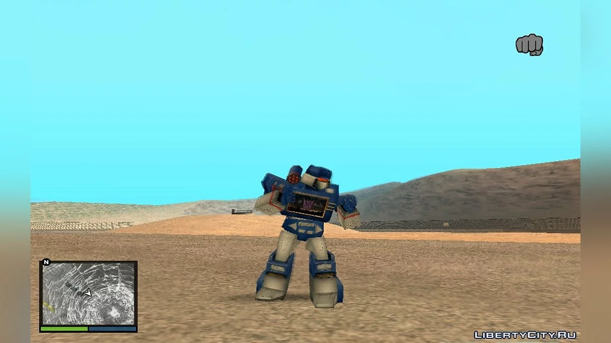 Саундвейв(Бархан) из мультсериала Transformers: Generation 1 / GTA San Andreas