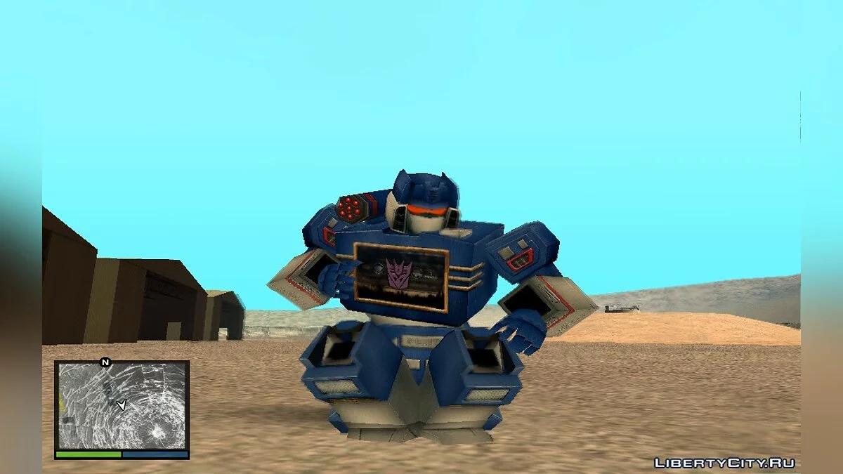 Саундвейв(Бархан) из мультсериала Transformers: Generation 1 / GTA San Andreas