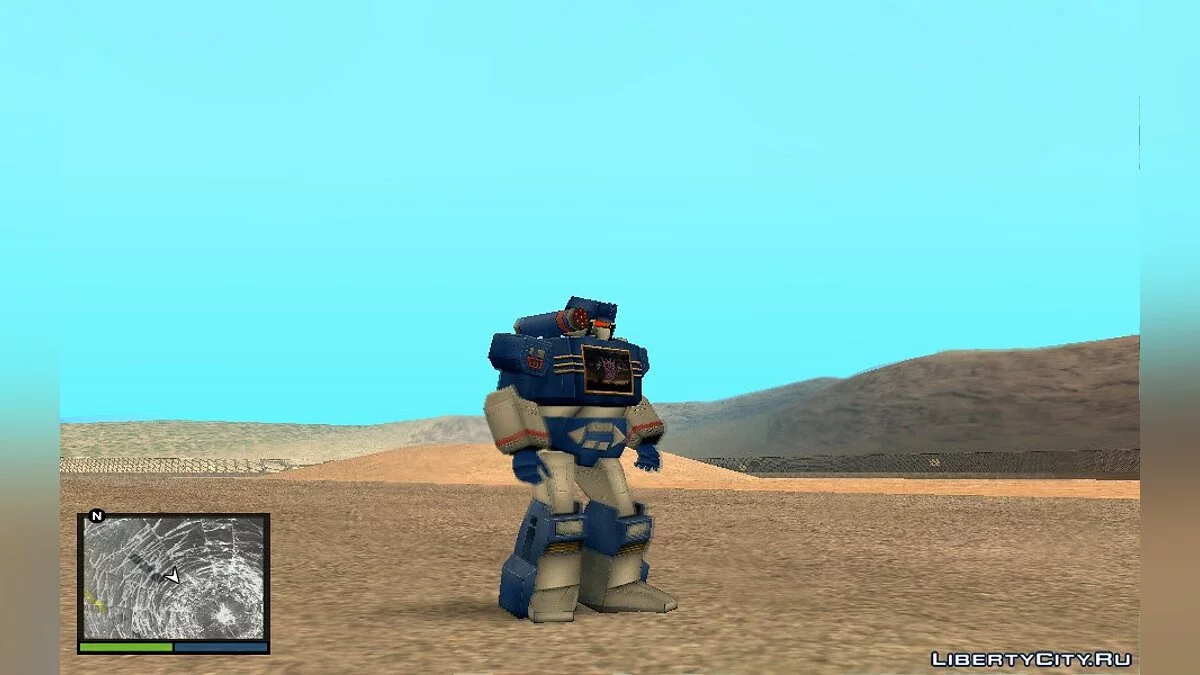 Саундвейв(Бархан) из мультсериала Transformers: Generation 1 / GTA San Andreas