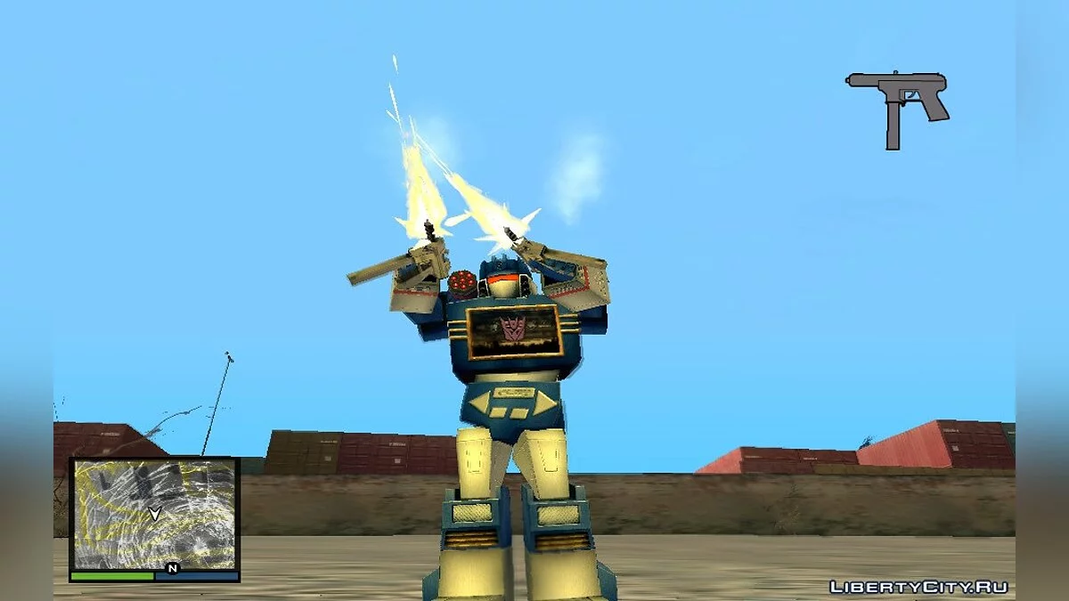 Саундвейв(Бархан) из мультсериала Transformers: Generation 1 / GTA San Andreas