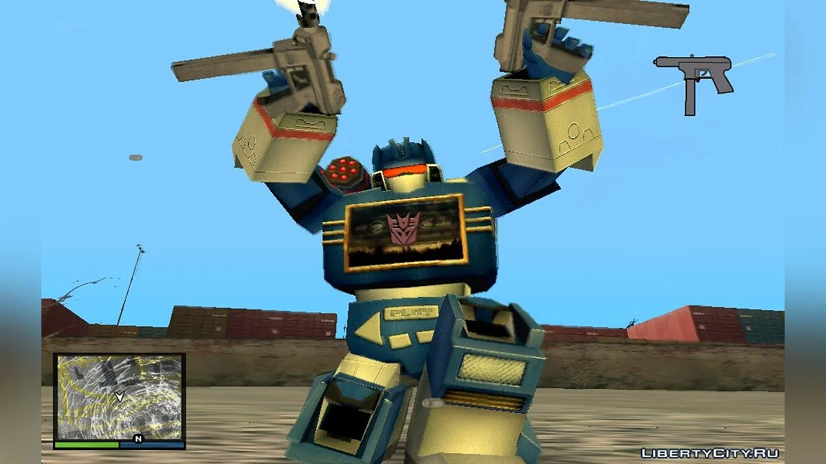 Саундвейв(Бархан) из мультсериала Transformers: Generation 1 / GTA San Andreas