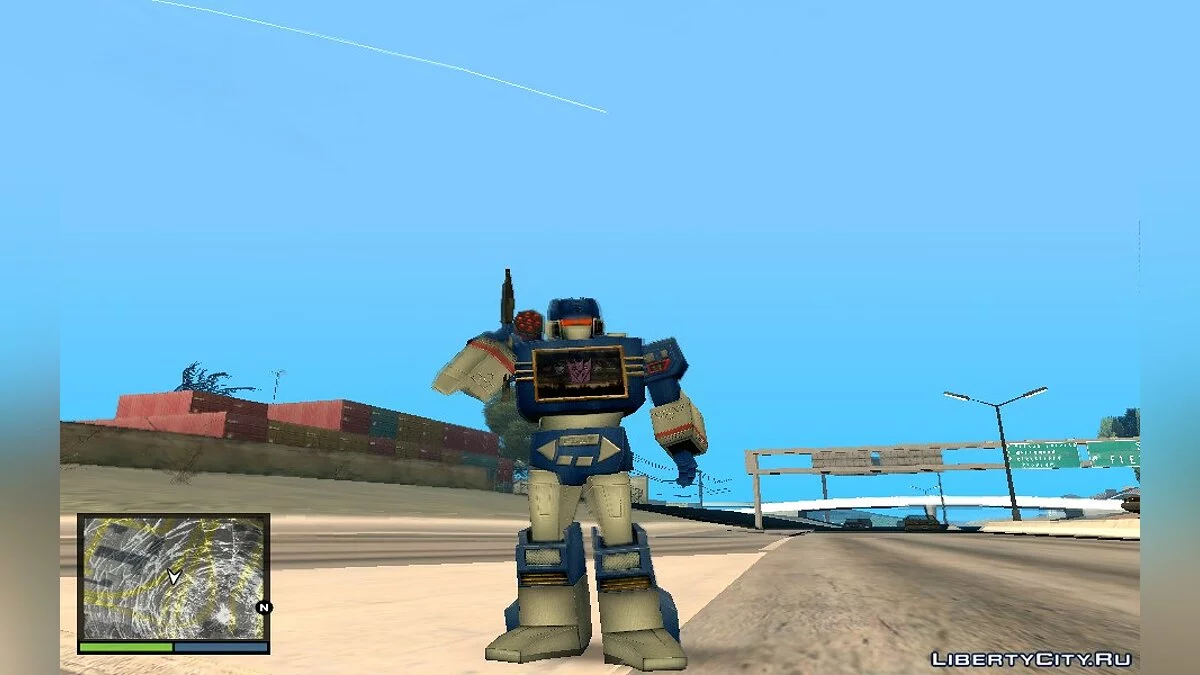 Саундвейв(Бархан) из мультсериала Transformers: Generation 1 / GTA San Andreas