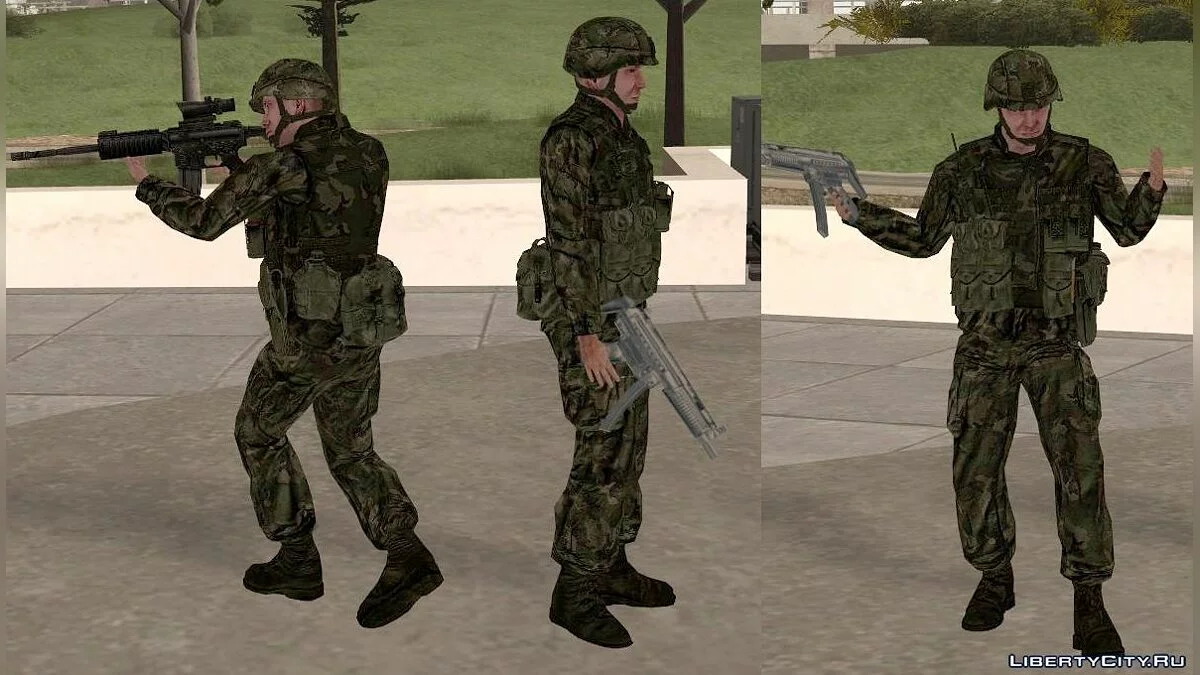 Солдат США 80-90 (конверт из ARMA) / GTA San Andreas