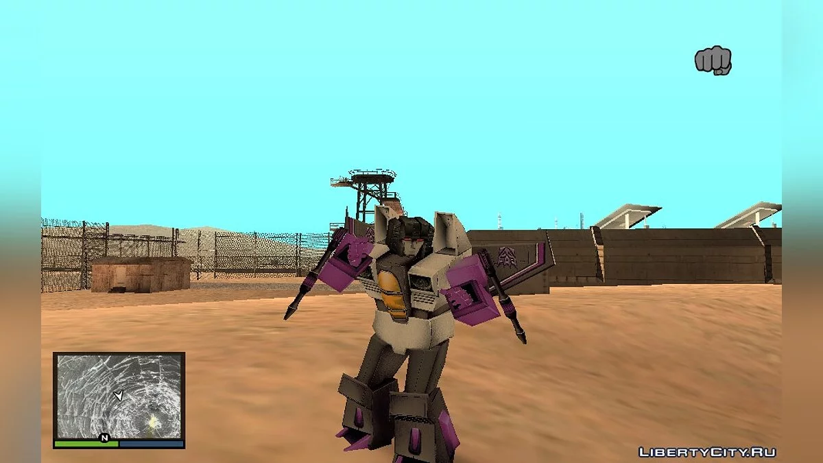 Старскрим(Скандалист) из мультсериала Transformers: G1 / GTA San Andreas