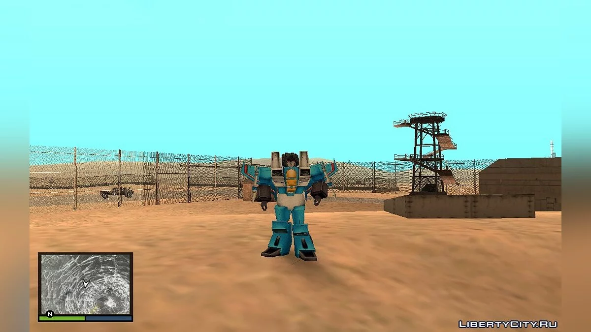Старскрим(Скандалист) из мультсериала Transformers: G1 / GTA San Andreas