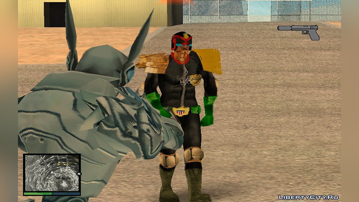 Замена Judge Dredd.dff в GTA San Andreas (1 файл)