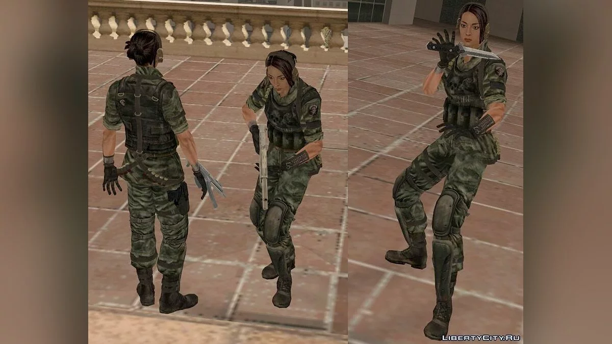 Дженифер Мю (конверт из Mercenaries 2) / GTA San Andreas