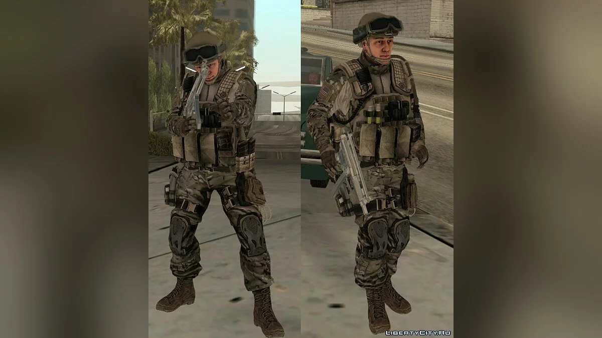 Солдат США (конверт из America's Army 4) / GTA San Andreas