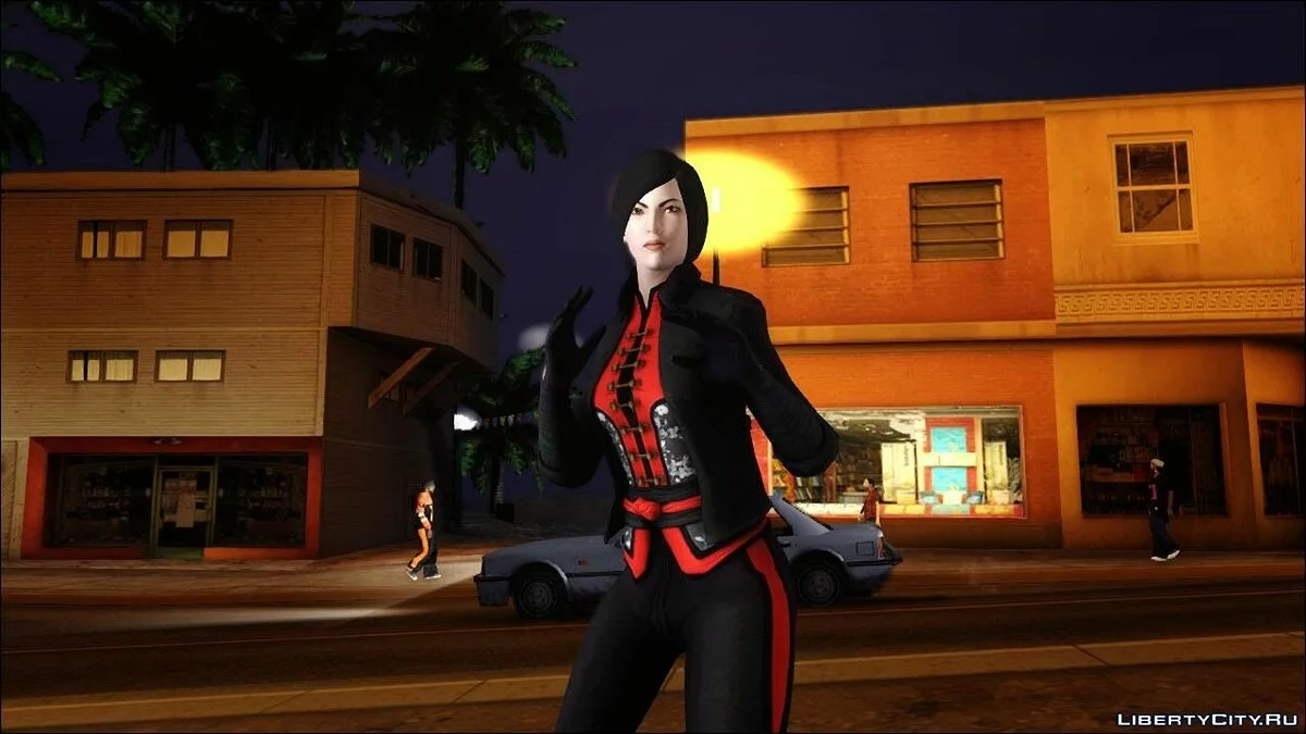 Леди Шива из игры Batman Arkham Origins / GTA San Andreas