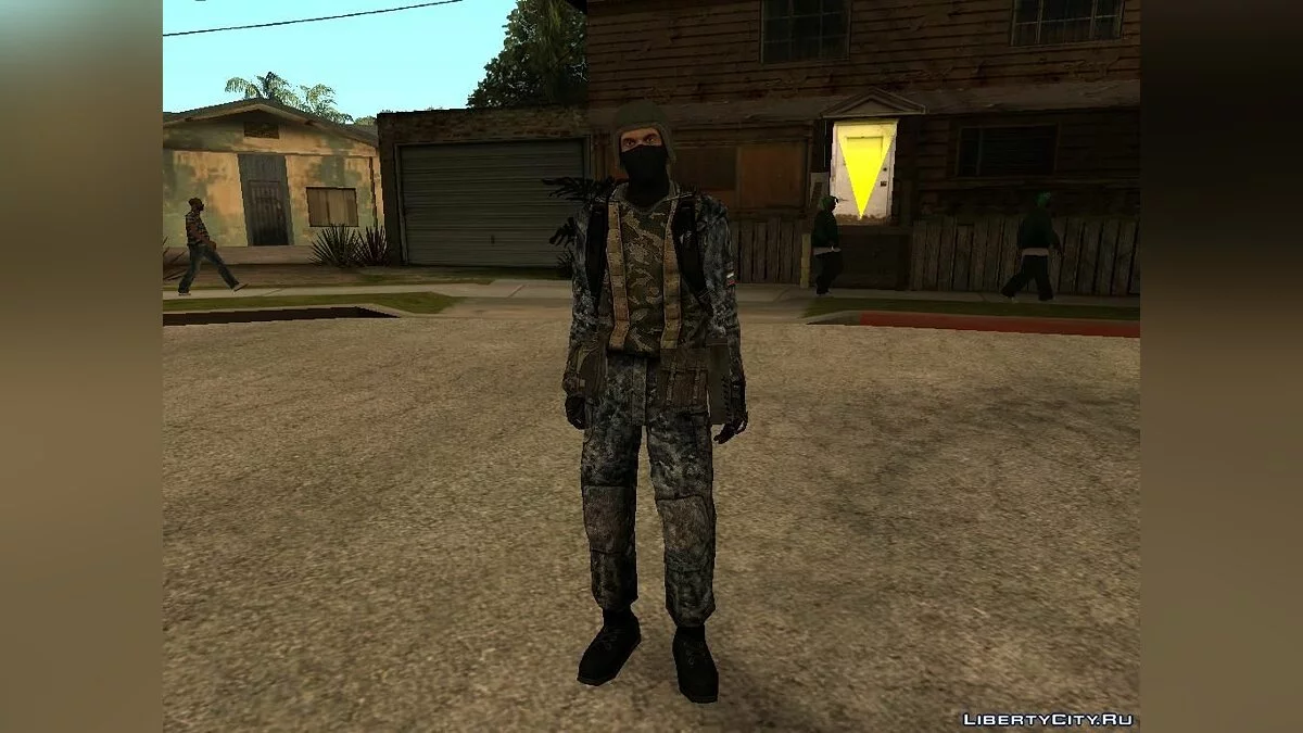 Бойцы Российского Спецназа из Battlefield 2: Special Forces / GTA San Andreas