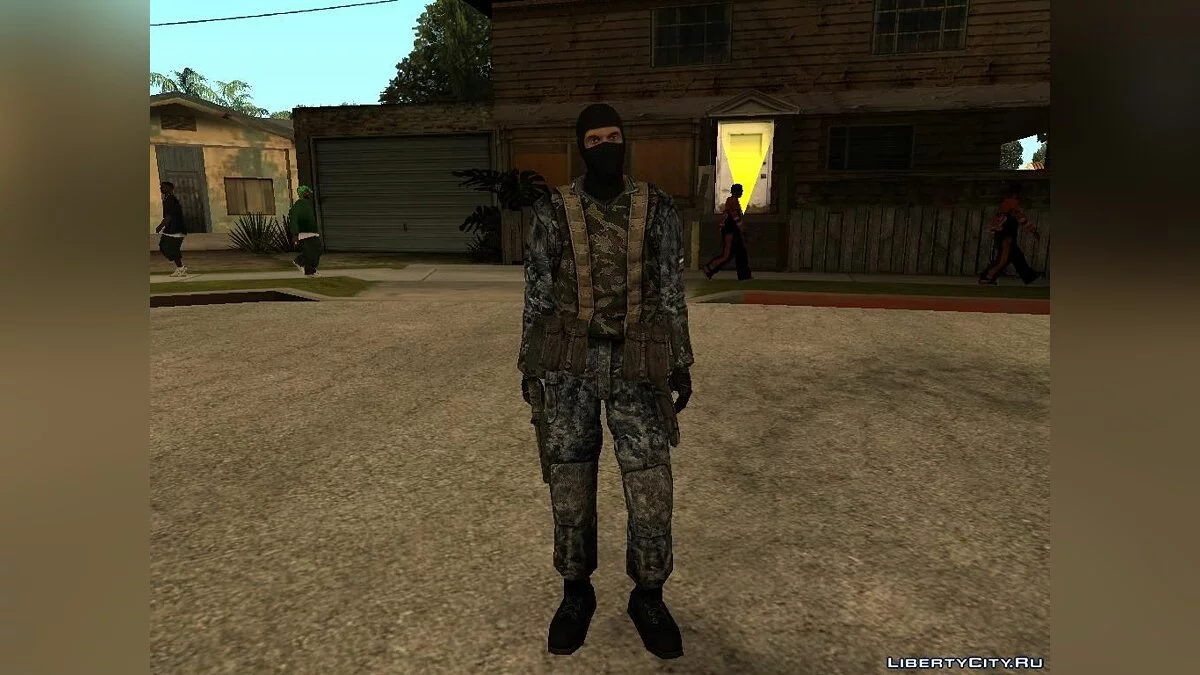 Бойцы Российского Спецназа из Battlefield 2: Special Forces / GTA San Andreas
