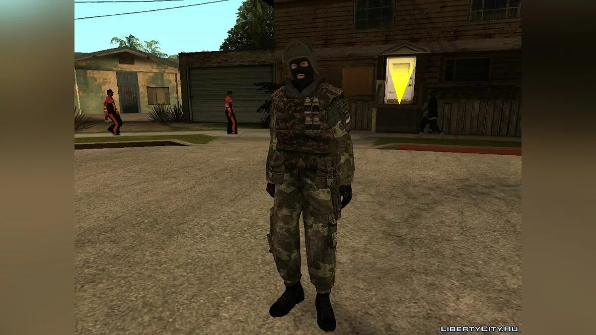 Бойцы Российского Спецназа из Battlefield 2: Special Forces / GTA San Andreas