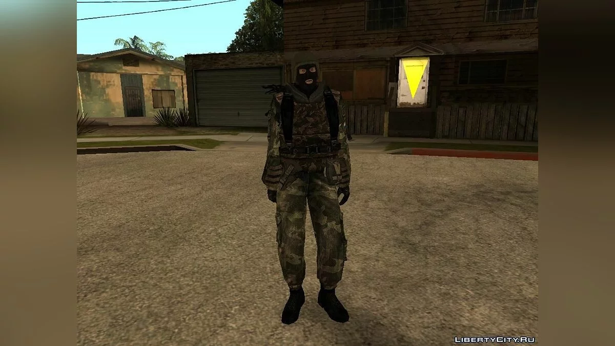 Бойцы Российского Спецназа из Battlefield 2: Special Forces / GTA San Andreas