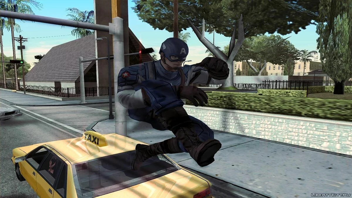 Captain America: First Avenger (Капитан Америка: Первый мститель) / GTA San Andreas