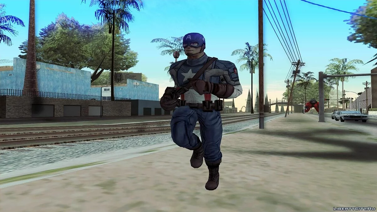 Captain America: First Avenger (Капитан Америка: Первый мститель) / GTA San Andreas