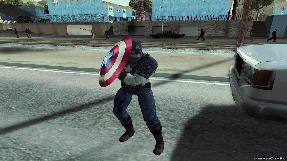 Captain America: First Avenger (Капитан Америка: Первый мститель) / GTA San Andreas
