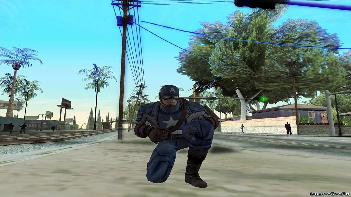 Captain America: First Avenger (Капитан Америка: Первый мститель) / GTA San Andreas