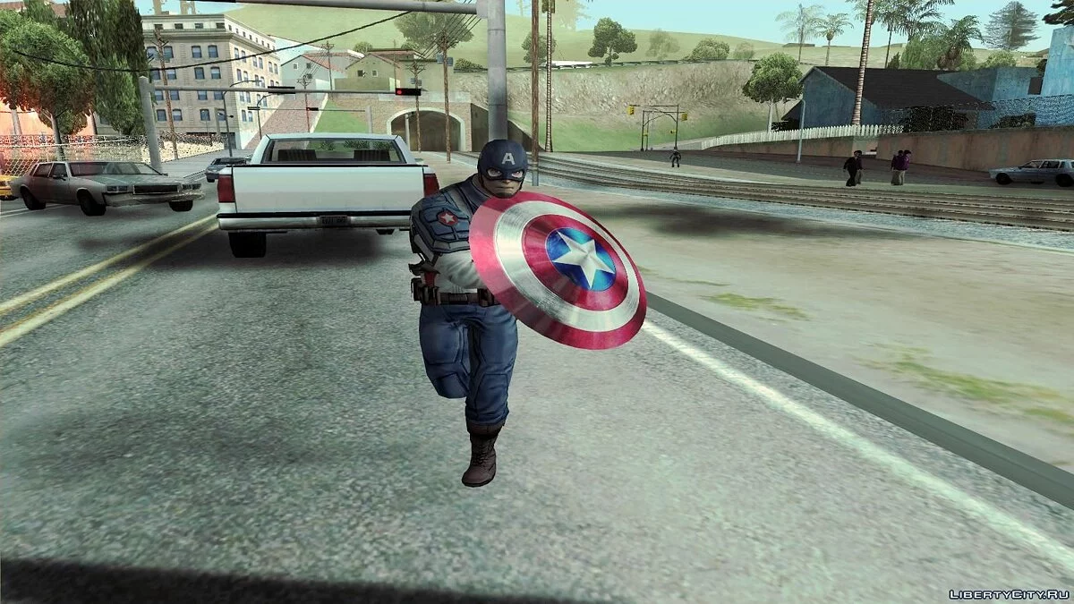 Captain America: First Avenger (Капитан Америка: Первый мститель) / GTA San Andreas