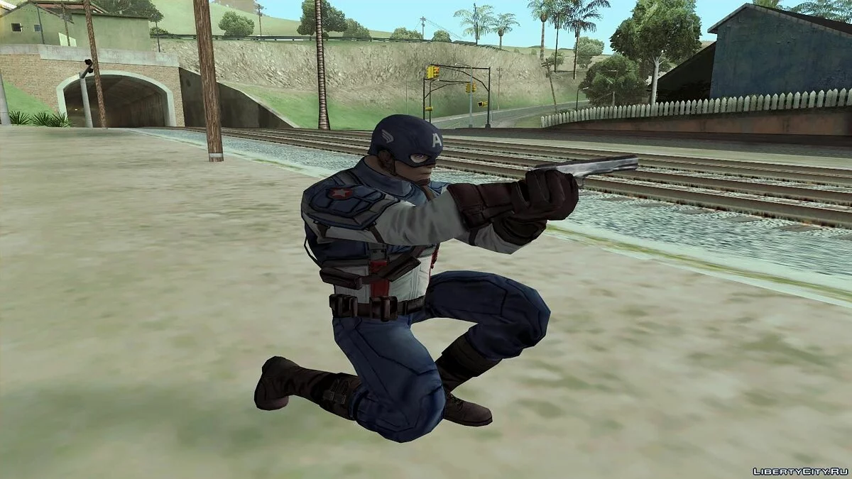 Captain America: First Avenger (Капитан Америка: Первый мститель) / GTA San Andreas