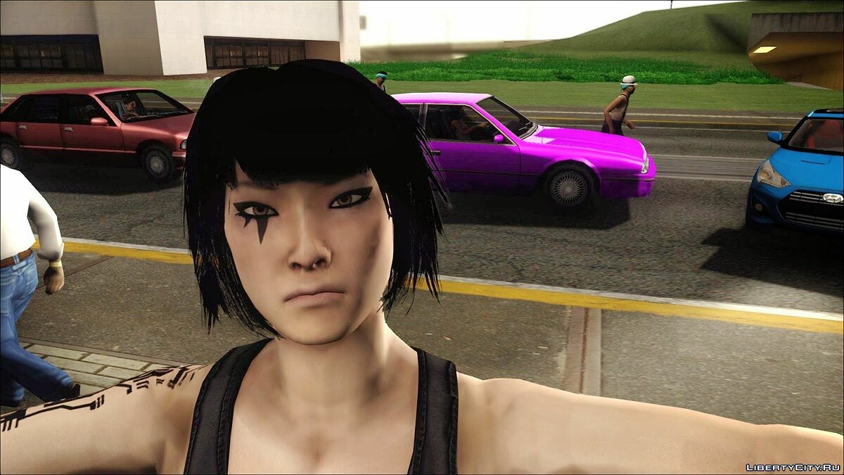 Скачать Mirror Edge Faith HD для GTA San Andreas