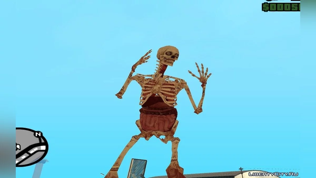 Скелет с органами / GTA San Andreas