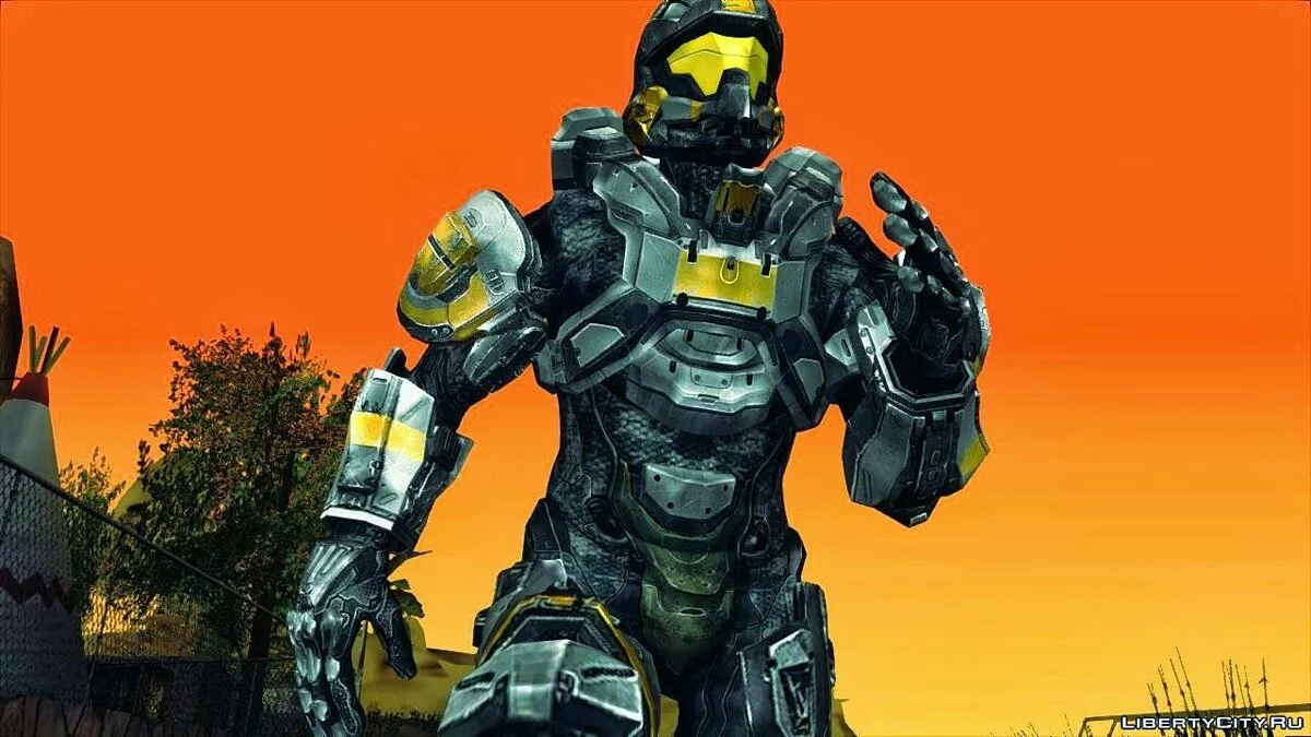Спартанец из Halo 4 / GTA San Andreas