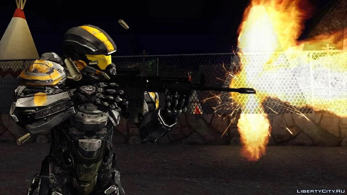 Спартанец из Halo 4 / GTA San Andreas