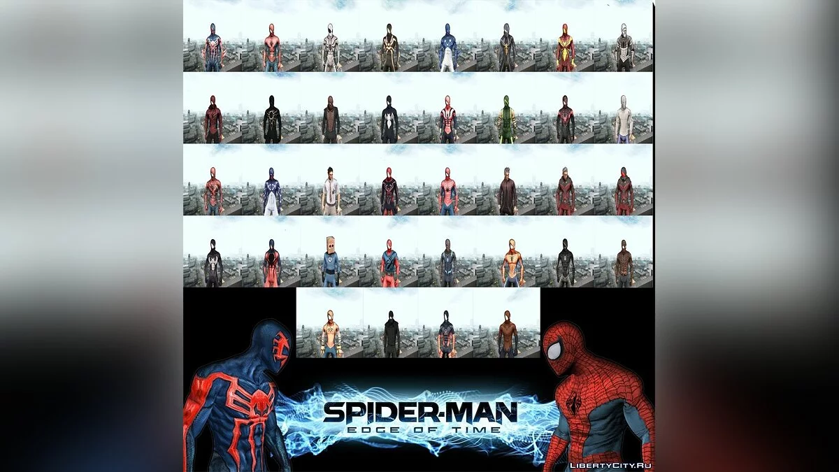 Spider man EOT Full Skins Pack / GTA San Andreas
