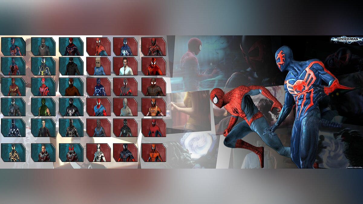 Скачать Spider man EOT Full Skins Pack для GTA San Andreas