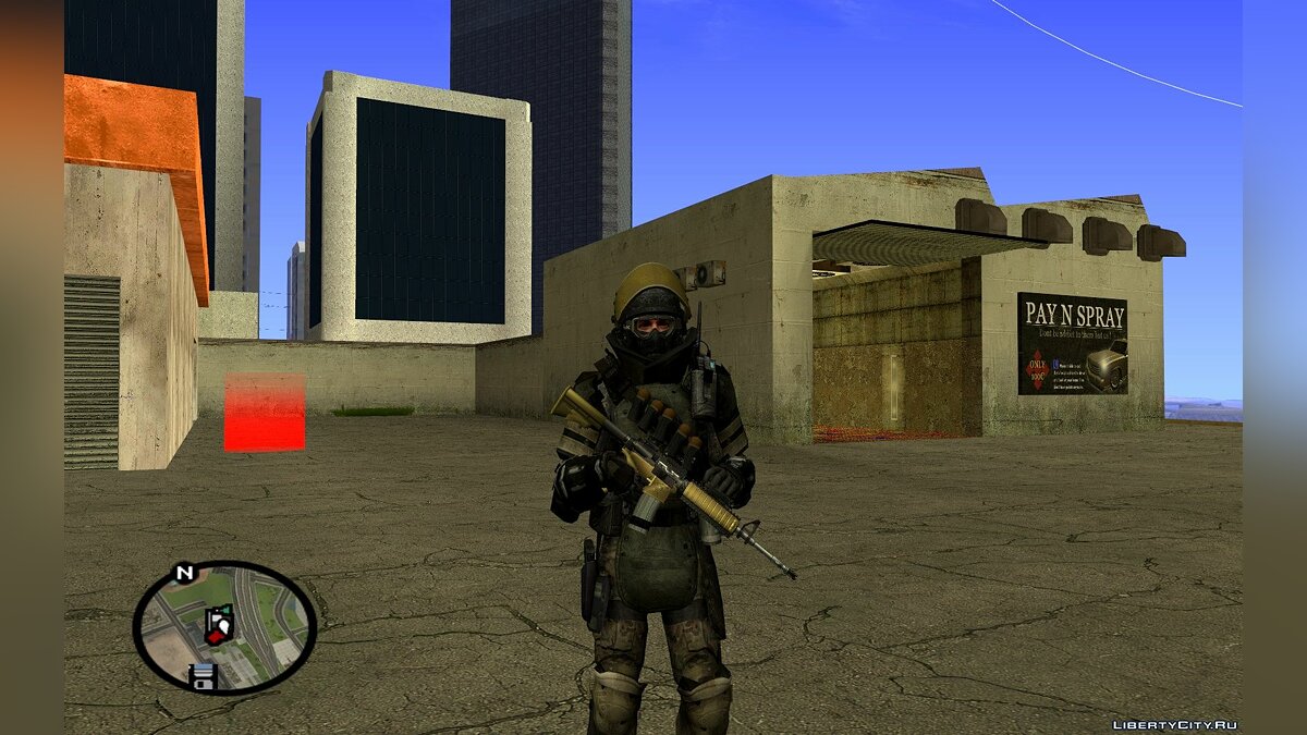 Скачать COD MW3 Heavy Commando для GTA San Andreas