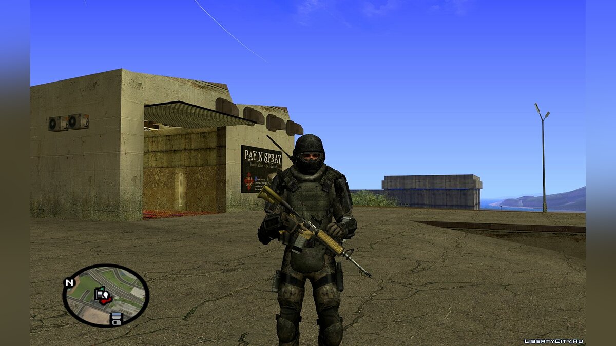 Скачать COD MW3 Heavy Commando для GTA San Andreas