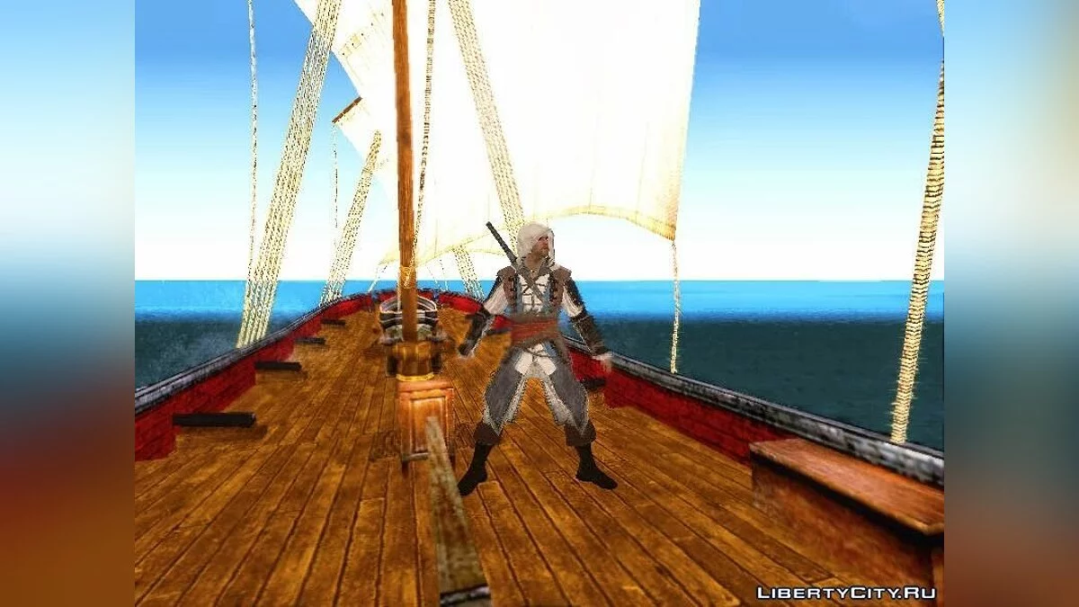 Edward Kenway from AC4 / GTA San Andreas