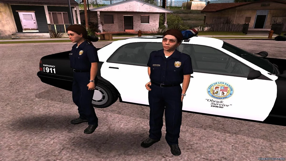 [GTA V] Police Woman / GTA San Andreas