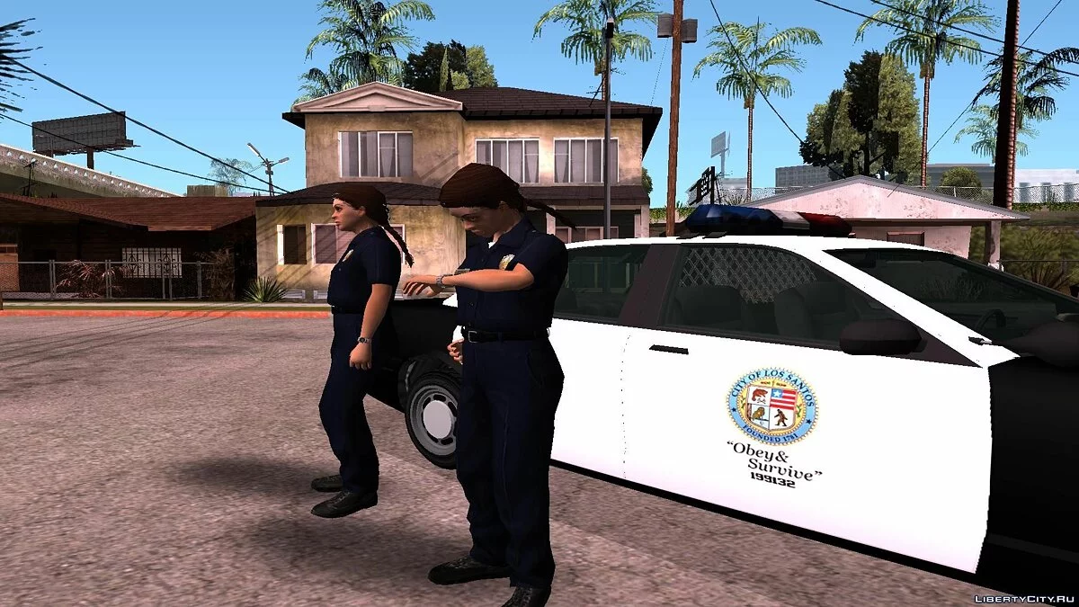 [GTA V] Police Woman / GTA San Andreas