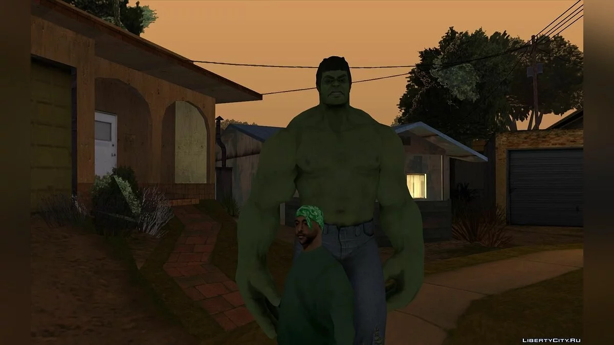 Hulk by AleksGTA (без багов) / GTA San Andreas
