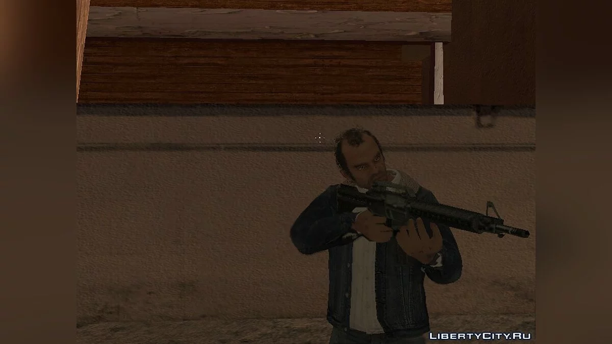 [GTA V] Trevor with Blue Denim Jacket / GTA San Andreas