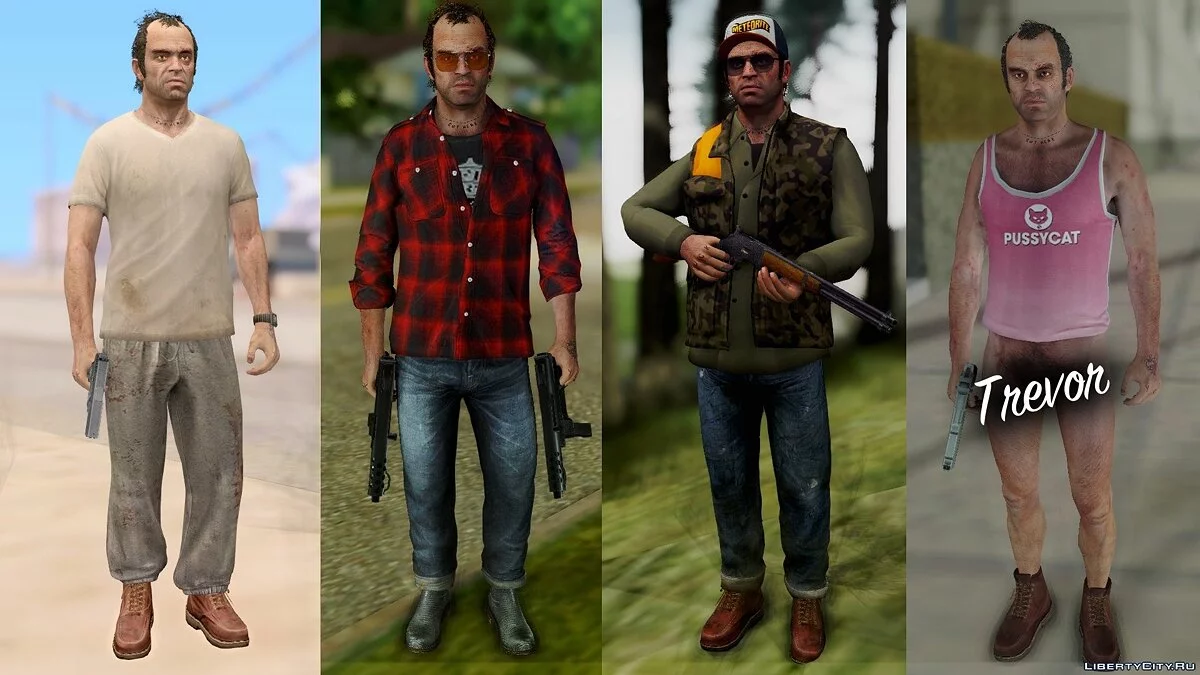Trevor Phillips Skin Pack / GTA San Andreas